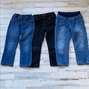 Girls 3T Jeans/Jeggings (set of 3) GUC